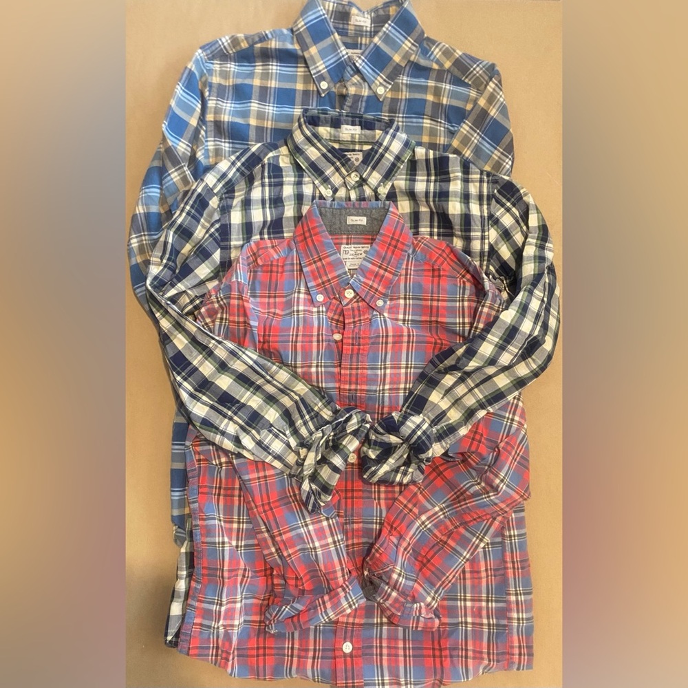 Lot of 3 J Crew Shirts